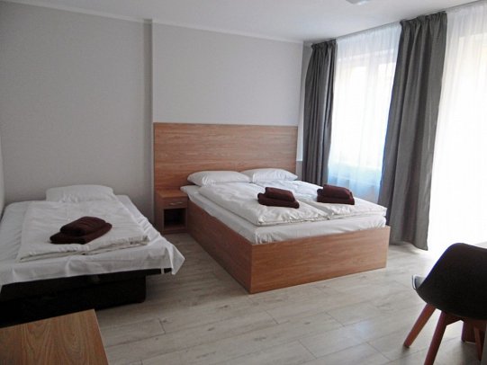 Villa Jupiter - Wohnbeispiel 3-Bett Zimmer (Zimmercodierung TB2)