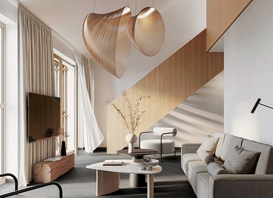 NICKEL Resort & WellNest - Wohnbeispiel Appartement mit Mezzanin (Zimmercodierung AB3)