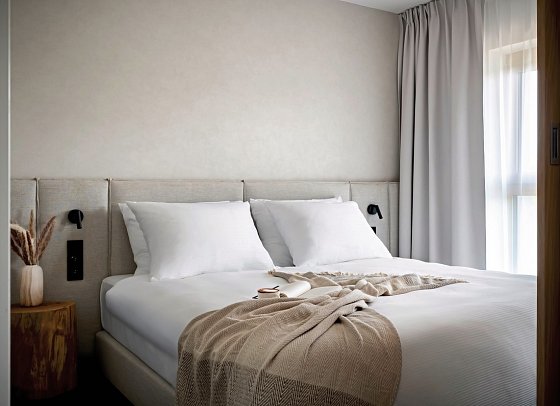 NICKEL Resort & WellNest - Wohnbeispiel Doppelzimmer Standard (Zimmercodierungen DG1 & DG2)