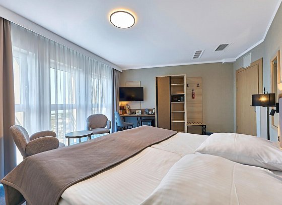 Hotel Aurora Family & Spa - Wohnbeispiel Suite Meerblick (Zimmercodierung W1M)