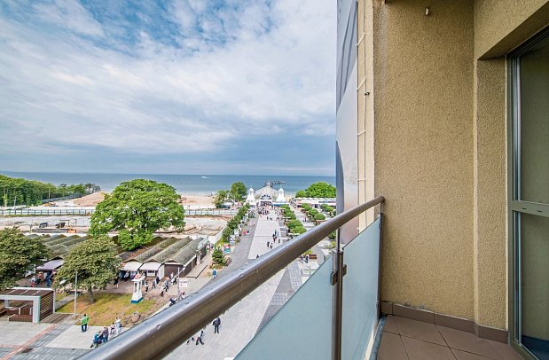 Hotel Aurora Family & Spa - Wohnbeispiel Doppelzimmer Meerblick (Zimmercodierung D1M)