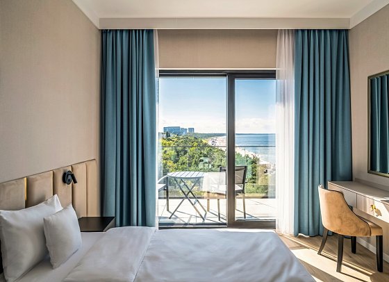 Baltic View Resort & SPA, a member of Radisson Individuals - Wohnbeispiel Doppelzimmer Standard seitl. Meerblick (Zimmercodierung DGN)