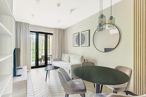 Sea & Forest Resort Miedzyzdroje - Wohnbeispiel Appartement Lux mit Klimaanlage (Zimmercodierung AD2)