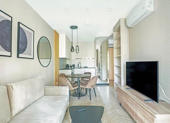 Sea & Forest Resort Miedzyzdroje - Wohnbeispiel Appartement Lux mit Klimaanlage (Zimmercodierung AD2)
