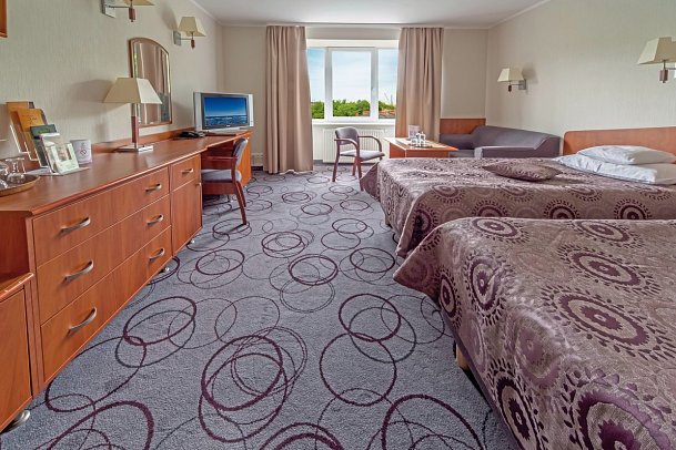 Lidia Hotel - Wohnbeispiel Doppelzimmer Economy Gebäude Lidia (Zimmercodierungen DE1 & DE2)