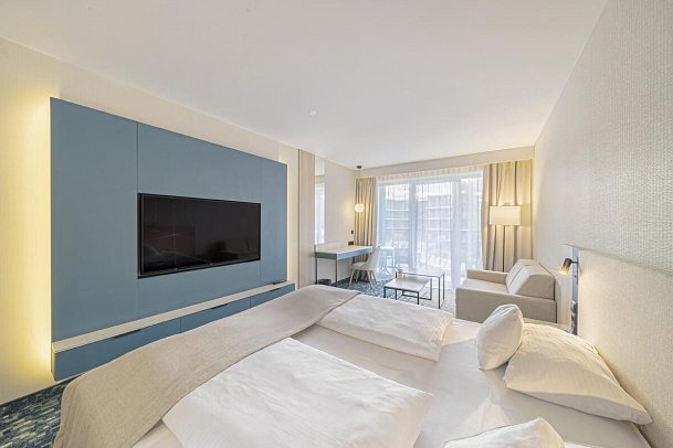 Linea Mare - Wohnbeispiel Doppelzimmer Deluxe Plus (Zimmercodierung DD1)