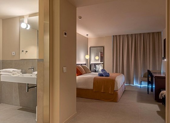 AQUA Hotel Promenade & Spa - Wohnbeispiel Doppelzimmer Design (Zimmercodierungen DG1 & DG2)
