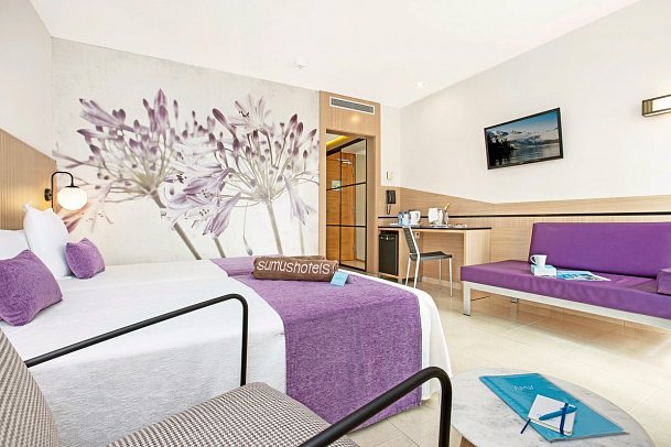 Sumus Hotel Monteplaya - Wohnbeispiel Doppelzimmer Komfort (Zimmercodierung DF1)