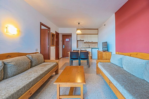 Aparthotel Xon's Platja - Wohnbeispiel Appartement 1 Schlafzimmer (Zimmercodierung AB1)