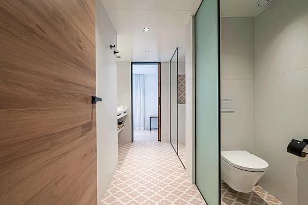 Neptuno & Spa - Badbeispiel Juniorsuite Balkon (Zimmercodierung JB1)