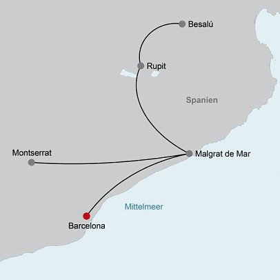 Costa Brava & Barcelona entspannt entdecken