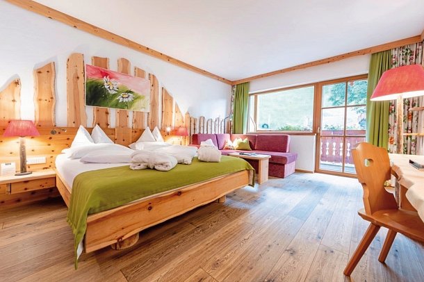 Natur & Wellnesshotel Höflehner - Wohnbeispiel Doppelzimmer (Zimmercodierungen DB1 & DB4)