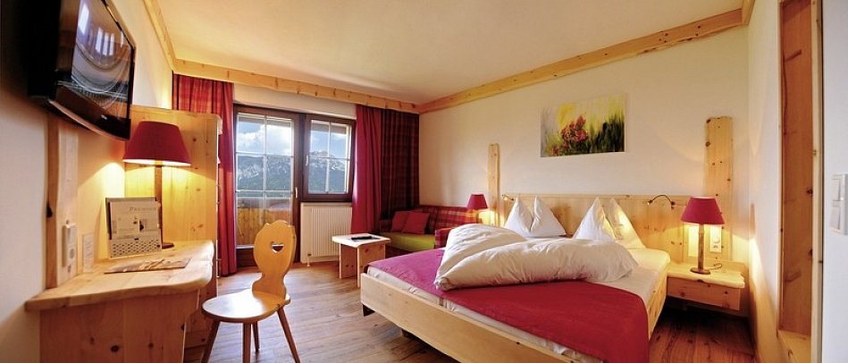 Natur & Wellnesshotel Höflehner - Wohnbeispiel Doppelzimmer Alpenrose Stammhaus (Zimmercodierungen DB3 & EB3)