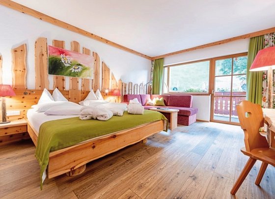 Natur & Wellnesshotel Höflehner - Wohnbeispiel Doppelzimmer (Zimmercodierungen DB1 & DB4)