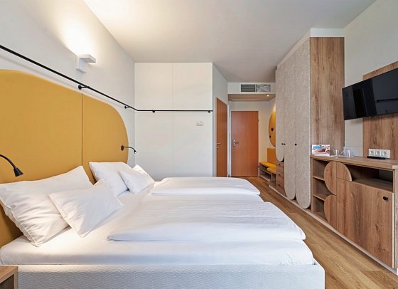H2O Hotel-Therme-Resort - Wohnbeispiel Storchennest Familienzimmer (Zimmercodierungen FB3 & FB4)