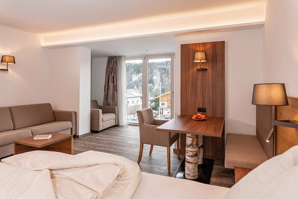 Aktivhotel Pehab - Wohnbeispiel Juniorsuite Ramsau (Zimmercodierung JB1)