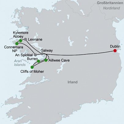 Höhepunkte rund um Galway