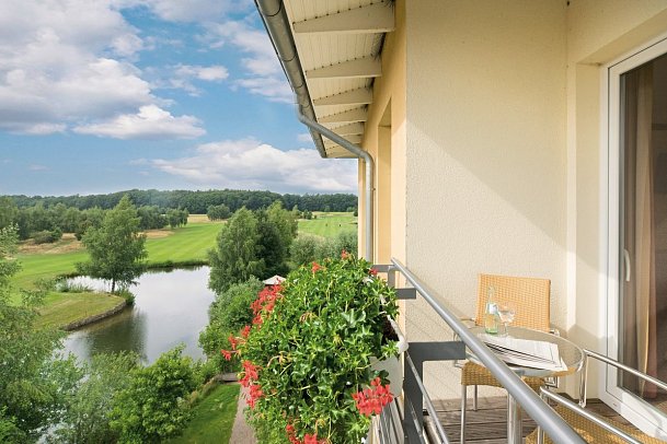 Best Western Premier Castanea Resort Hotel - Wohnbeispiel Doppelzimmer Deluxe Loggia (Zimmercodierung DD4)