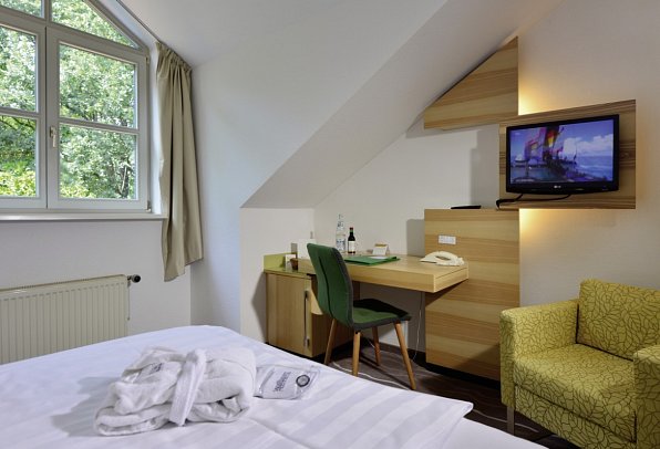 Landhotel Schnuck - Wohnbeispiel Einzelzimmer Classic (Zimmercodierung EB1)