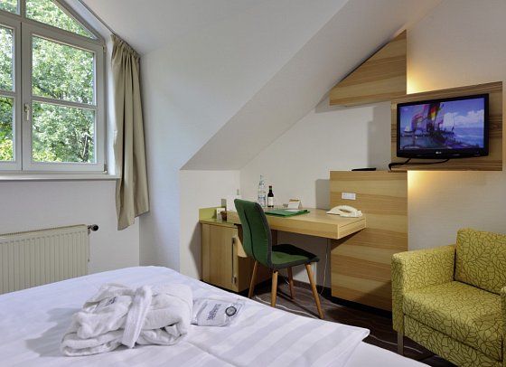 Landhotel Schnuck - Wohnbeispiel Einzelzimmer Classic (Zimmercodierung EB1)