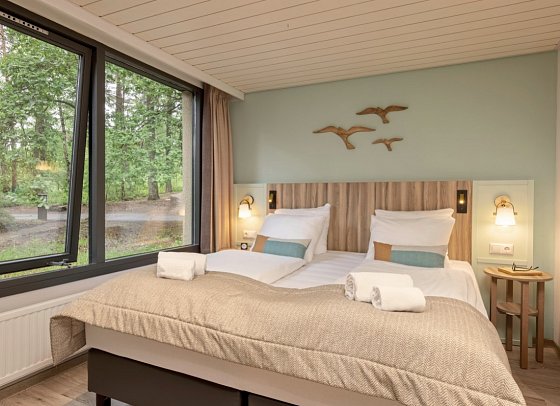 Center Parcs Bispinger Heide - Wohnbeispiel Haus VIP (Zimmercodierungen BD1 & BD2)