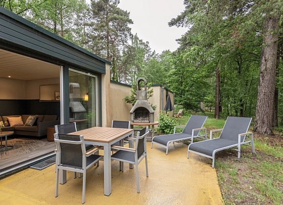 Center Parcs Bispinger Heide - Wohnbeispiel Haus VIP (Zimmercodierungen BD1 & BD2)