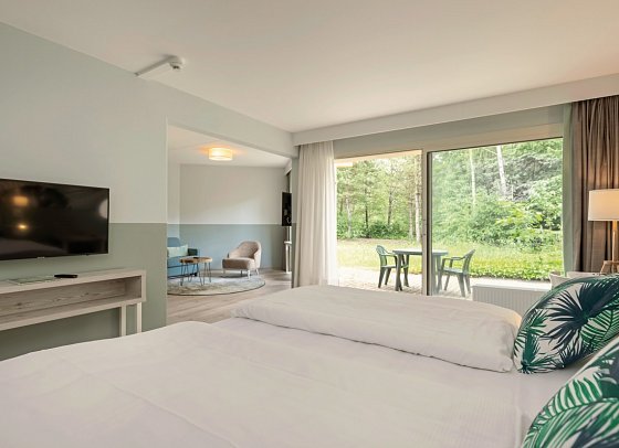 Center Parcs Bispinger Heide - Wohnbeispiel Hotelzimmer Premium (Zimmercodierungen DM1 & DM2)