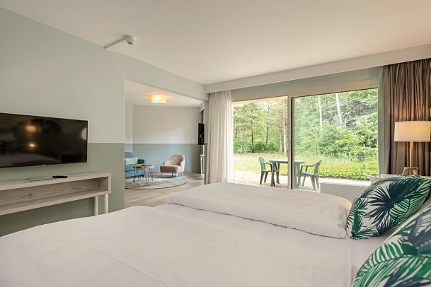 Center Parcs Bispinger Heide - Wohnbeispiel Hotelzimmer Premium (Zimmercodierungen DM1 & DM2)
