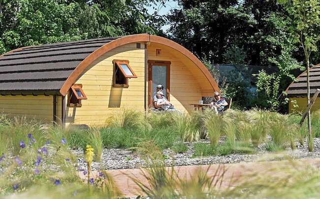 Serengeti Park Lodge - Wohnbeispiel Dschungel Lodge (Zimmercodierungen UX3 & XB3)