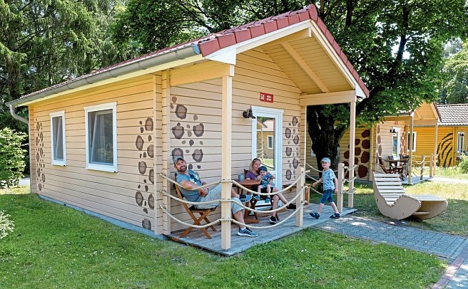 Serengeti Park Lodge - Wohnbeispiel Comfort Lodge (Zimmercodierungen UX4, XB4 & XG4)