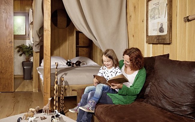 Serengeti Park Lodge - Wohnbeispiel Abenteuer Lodge (Zimmercodierungen UX5 & XB5)