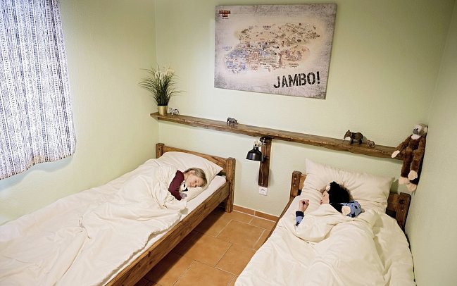 Serengeti Park Lodge - Wohnbeispiel Safari King Lodge (Zimmercodierungen UX6, XB6 & XG6)