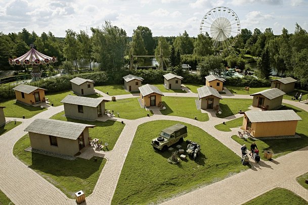Serengeti Park Lodge - Wohnbeispiel Abenteuer Lodge (Zimmercodierungen UX5 & XB5)