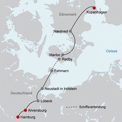 Radtour Hamburg - Kopenhagen