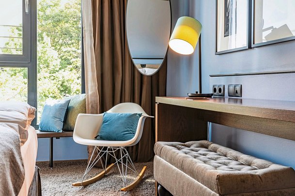 The George Hotel Hamburg - Wohnbeispiel Doppelzimmer George S (Zimmercodierung DG1)