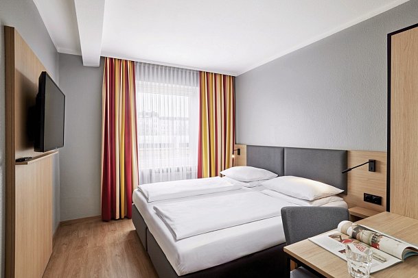 Hotel Central - Wohnbeispiel Doppelzimmer Standard (Zimmercodierung DB1)
