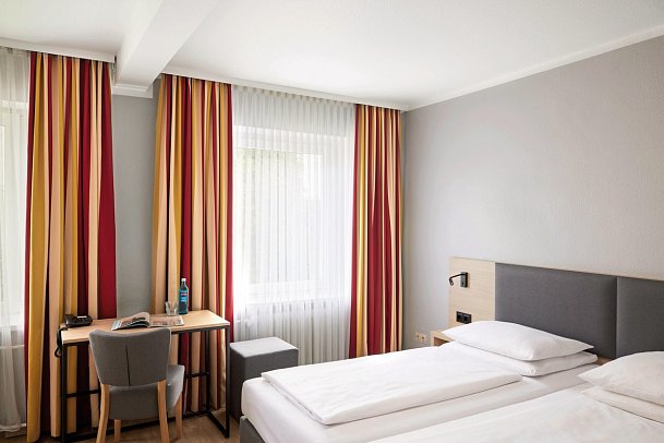 Hotel Central - Wohnbeispiel Doppelzimmer Komfort (Zimmercodierung DF1)