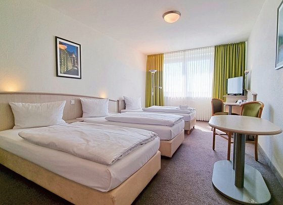 Panorama Inn - Wohnbeispiel Dreibettzimmer (Zimmercodierung DG1)