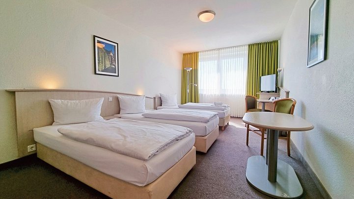 Panorama Inn - Wohnbeispiel Dreibettzimmer (Zimmercodierung DG1)