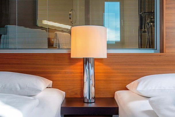 Mövenpick Hotel Hamburg - Wohnbeispiel Doppelzimmer Superior (Zimmercodierung DS1)