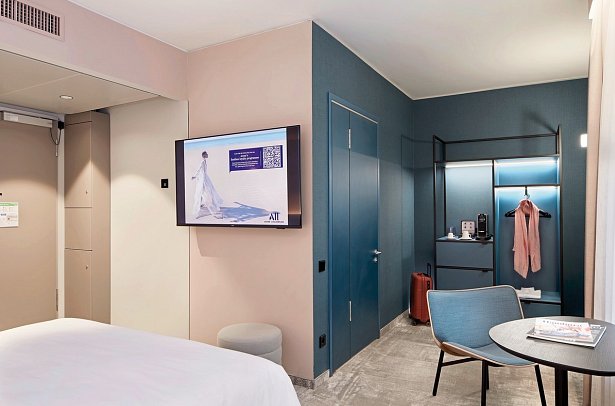 Novotel Hamburg Central Station - Wohnbeispiel Doppelzimmer Standard (Zimmercodierung DB1)