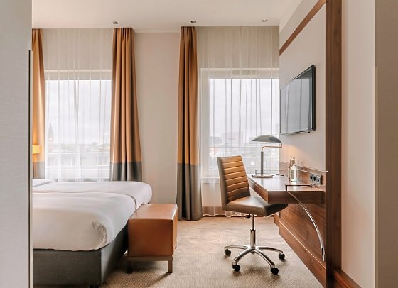 Reichshof Hamburg - Wohnbeispiel Doppelzimmer Medium (Zimmercodierung DB1)