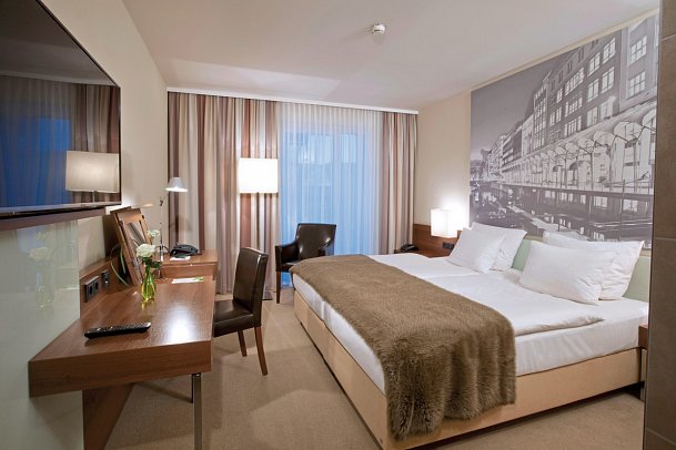 Lindner Hotel Hamburg Am Michel - Wohnbeispiel Doppelzimmer (Zimmercodierung DB1)