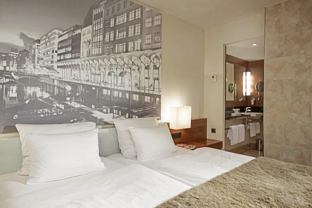 Lindner Hotel Hamburg Am Michel - Wohnbeispiel Doppelzimmer (Zimmercodierung DB1)
