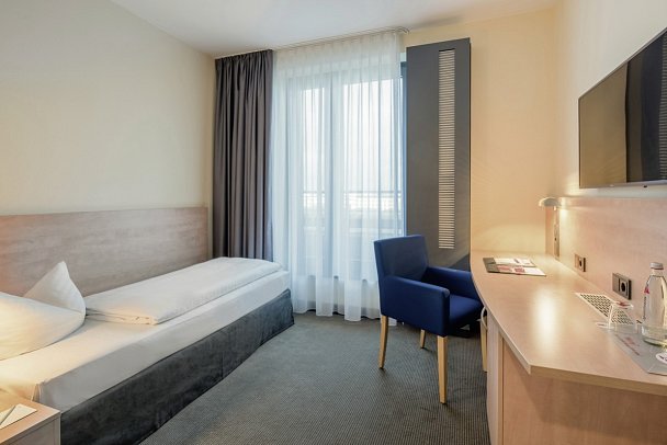 IntercityHotel Hamburg Hauptbahnhof - Wohnbeispiel Einzelzimmer Standard (Zimmercodierung EG1)