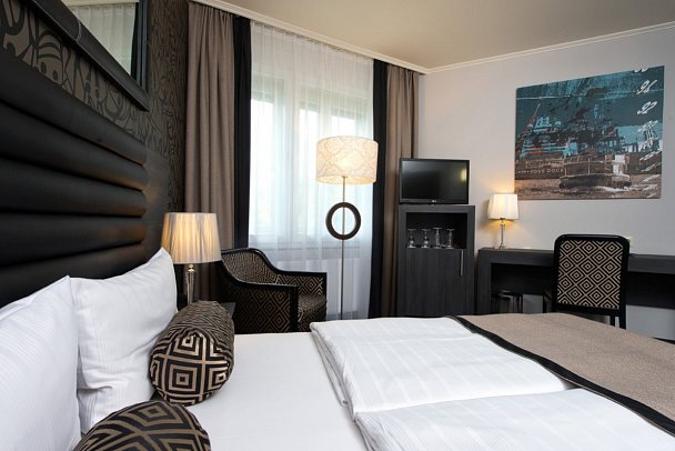 Park Hotel am Berliner Tor - Wohnbeispiel Doppelzimmer Standard (Zimmercodierung DG1)