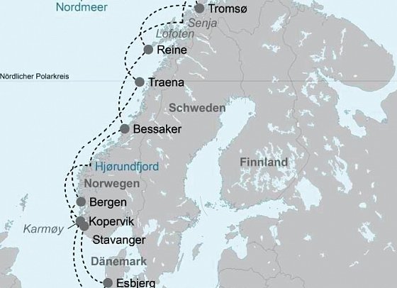 ADAC Special: Mit MS Finnmarken auf den Spuren der Postschiffroute