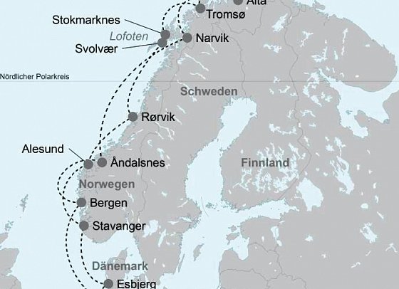 ADAC Special: Mit MS Finnmarken auf den Spuren der Postschiffroute