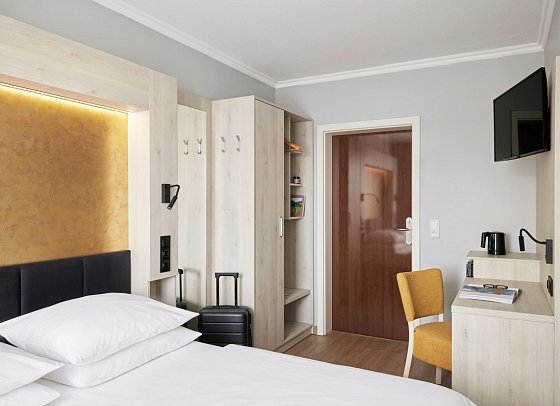 Best Western Raphael Hotel Altona - Wohnbeispiel Einzelzimmer Standard (Zimmercodierung EG1)
