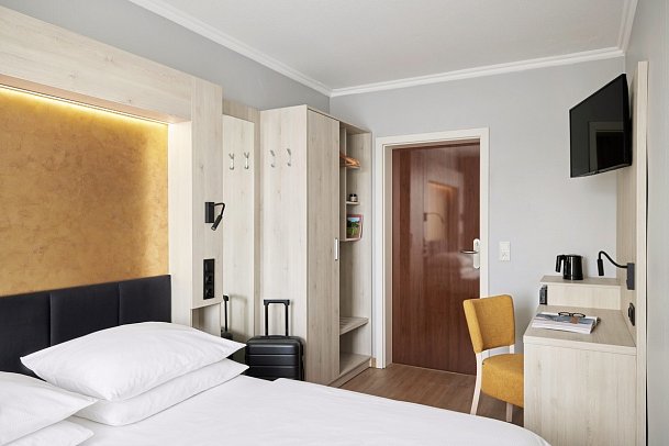 Best Western Raphael Hotel Altona - Wohnbeispiel Einzelzimmer Standard (Zimmercodierung EG1)